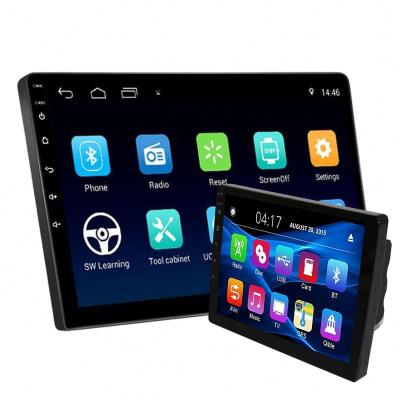 China Car GPS 10.1 Inch Rotatable Built-in 1DIN Android Car Radio Stereo GPS 1024*600 Audio Navigation for sale