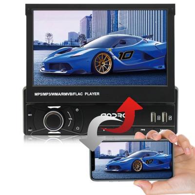 China GPS Smart Telescopic 7 Inch DVD Player Monitor 1 Din Android Car Radio Android Car Play for sale