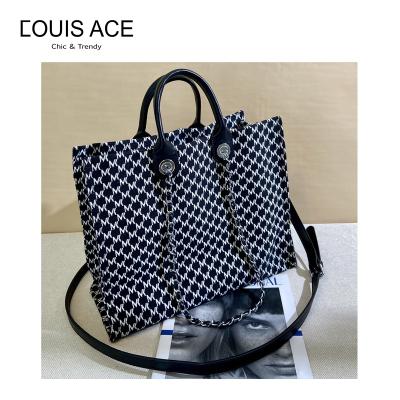 China Newest Fashion Simple Design Canvas Handbag COUIS Tall Denim CÆ Tote Bag For Ladies Shoulder Bag for sale