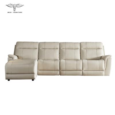 China Massage First Imported Art Sofa Modern Minimalist Corner Living Room Sofa Bed Electric Multifunctional Leather Sofa Couch Lounge for sale