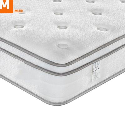 China Factory Direct Sale 10 Inch 1000 King Size 1000 Pocket King Size 1000 Double Sprung Comfortable / Strength / Tenacity Spring Mattress for sale