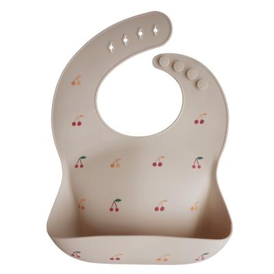 China Factory Popular Adjustable Waterproof Custom Made Free Silicone Baby Bibs Bpa Free Animal Baby for sale