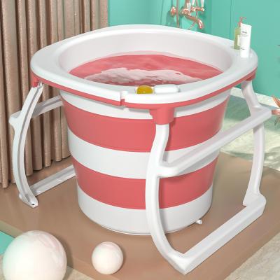 China Bathroom Plastic Inflatable Adult Tub Adult Bath Seat Bath Tub For Adult for sale