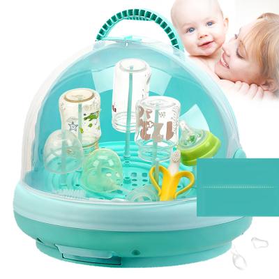 China Sustainable Manufacturer Baby Bottle Rack Drying Rack Plastic Baby Bottle Drying Portable Kids Storage Box for sale