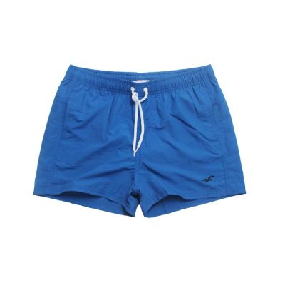 China Breathable custom design wholesale plussize swimwear quick dry men's beach shorts solid colors for swimming trunks for sale