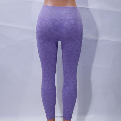 China NVGTN Antibacterial Supplier New Style Women Yoga Pants Butts Tummy Control Workout Gym Booty Leopard High Waisted Seamless Lifting Gaiters for sale