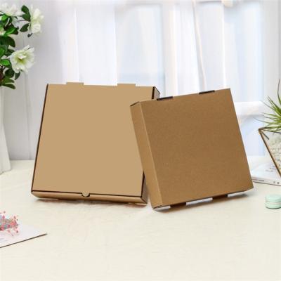 China Recyclable Hot Selling Custom Printed Disposable Folding Food Box Corrugated Paper Packaging Box Pizza Box Design for sale