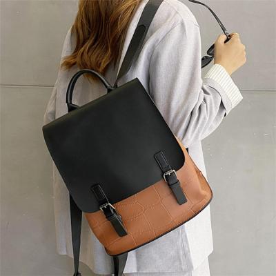 China Other Custom Fashion High Quality Leather Girls Women Backpacks Luxury College Bags School Backpacks For Students for sale