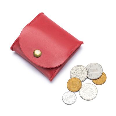 China Mini Earphone Bag Japanese Style Small Coin Bag Wallet Earphone Holder Storage Case Leather Earphone Bag for sale