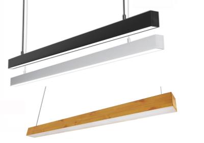 China 80 vatios suspendieron la lámpara llevada ahuecada linear de iluminación llevada linear del techo de Dimmable en venta