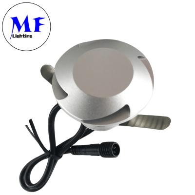 China 6063 Aluminum Deck Inground Light LED Whirlwind Buried Lights  IP67 Outdoor Garden Landscape Buried Underground for sale