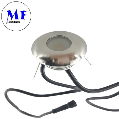 China 1W Lâmpada de chão de jardim LED Lâmpada de chão de LED exterior IP67 impermeável Mini LED Lâmpadas de ponto de piso subterrâneo à venda