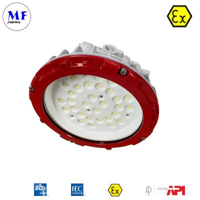 China luz a prueba de explosiones ligera a prueba de explosiones de la bahía de la iluminación de seguridad de la industria de la mina de carbón de la prenda impermeable LED de 80W IP66 alta en venta