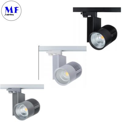 China LED Track Light Branco Preto 15W-45W Com Magnético Para Loja Showroom Sala de estar à venda