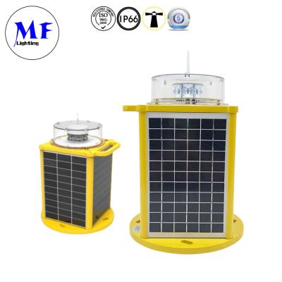 China Solar Power LED Aviation Light Warning Light Type B With Red Green Yellow White Blue for sale