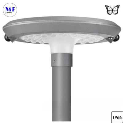 China Luz solar de jardín exterior LED IP66 impermeable Pilar solar de pared de jardín Luz de calle Iluminación vial con sensor en venta