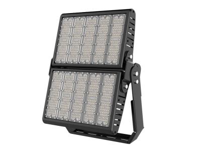 China 500W High Power Black Aluminum Outdoor Stadium Lighting , LED Sports Ground Floodlights for sale