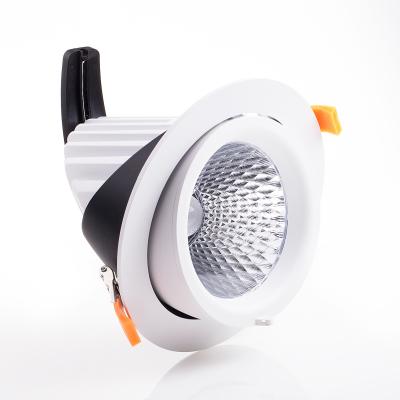 China 45 grados de ajustable ahuecaron LED 24W - la lámpara del cardán 35W abajo enciende la iluminación interior IP44 en venta