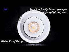 10 - 15W Recessed LED Spotlights Ceiling Mounted Adjustable