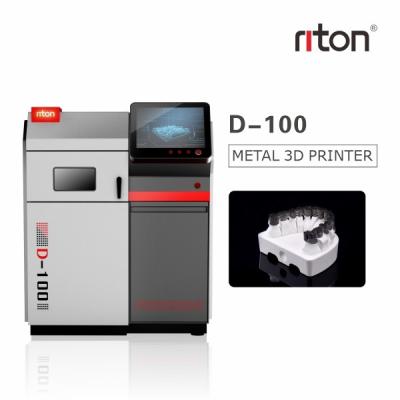 China SLM Laser Metal 3D Printer High Accuracy For CoCr Titanium Silver Steel for sale