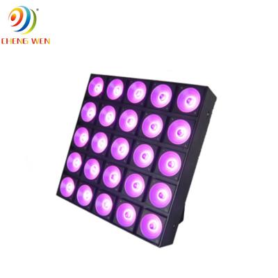 China Theme Park DJ Lights Blinder DMX Control 25pcs 15W RGBW 4in1 Beam 5x5 LED Matrix Stage Disco Light for sale