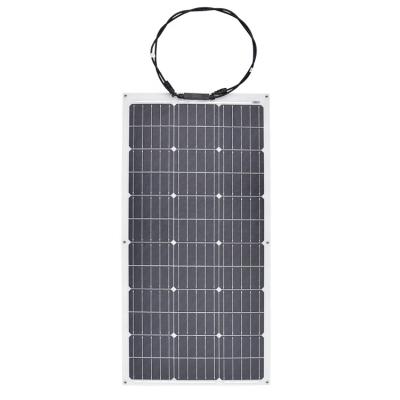 China Flexible Solar Panel Portable Collapsible Monocrystalline Silicon Solar Panel Semi Flexible Solar Panel for sale