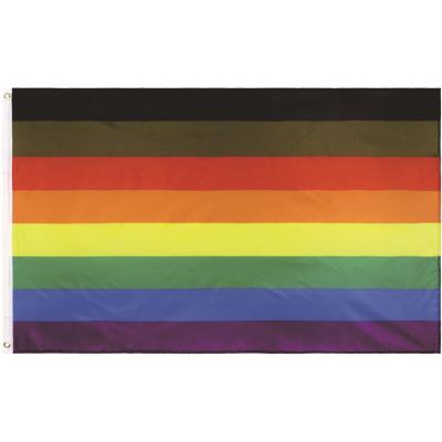 China Souvenir Gifts Promotion Wholesale Customized 90X150cm Colored Pride Flag for sale