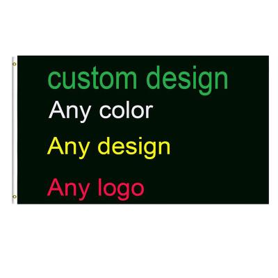 China Souvenir Gifts Promotion Print Your Own Logo Design Words Flag 3x5 ft Customized Flags Banners for sale