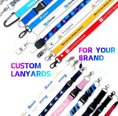 China High Quality Custom Printing Logo Neck Polyester Lanyards With Key Logo Custom For Sale Office/Gift/Event for sale