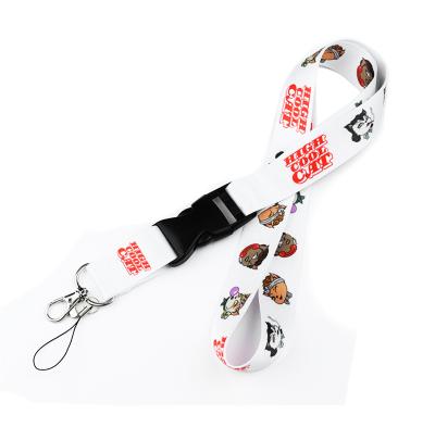 China Wholesale Custom Office/Gift/Event Key Polyester Lanyards With Logo Key Chain Lanyard Card Accessories Competitive Price Custom Neck Strap Lanyard for sale