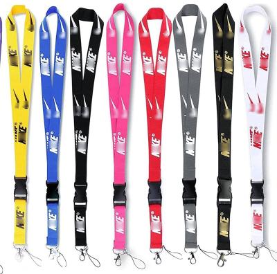 China Promotional gift new arrival polyester and wap lanyard key chain fashion n ike custom fast shipping lanyard for sale