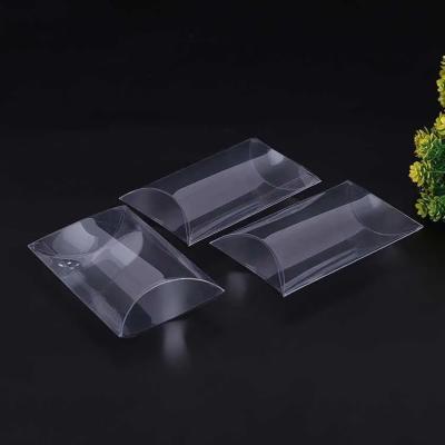 China Recyclable Custom Transparent PVC / Pet Pillow Plastic Packaging Box for sale