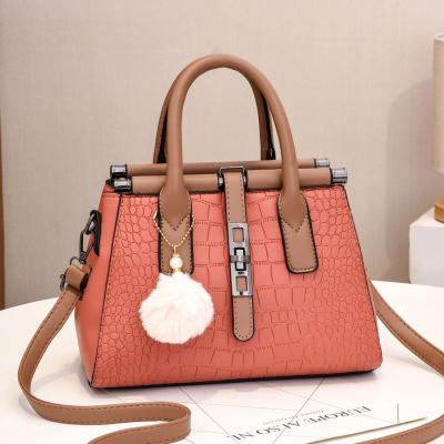 China Wholesale Leisure Cheap Fashion Shoulder Messenger Bag Lady PU Leather Handbag Guangzhou Factory for sale