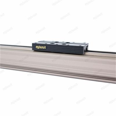 China Hotels MJ30X Belt Drive Belt Drive Rail Guideway System Slide Unit Linear Square Miniature Linear Motion Slide 300mm Linear Travel for sale