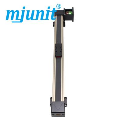 China Hotels Mjunit 45X Synchronous Belt With Module Belt Roller Slide Dispenser Table Motor Module Linear Manipulator 300mm Stroke for sale