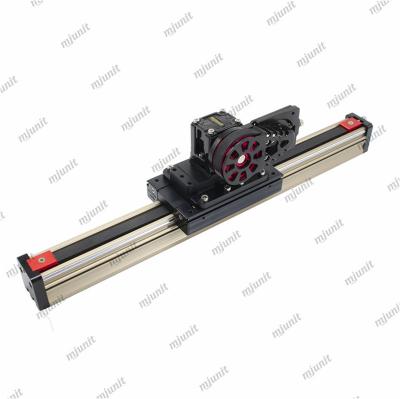 China Hotels mjunit belt synchronous guide rail with XZ axis,module linear sliding table belt manipulator for headset for sale