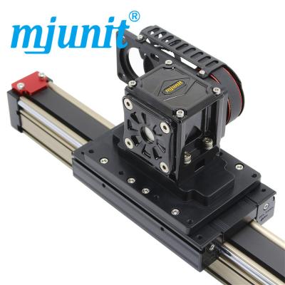 China Hotels Mjunit 50M Automatic Module XYZ Gantry Three Axis Manipulator with Slide Synchronous Table Belt Linear Guide 600mm Stroke for sale