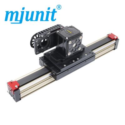 China Hotels Mjunit 50M Xyz gantry interchange motion triaxial module with automatic NC slide table for synchronous belt rail 800mm stroke for sale