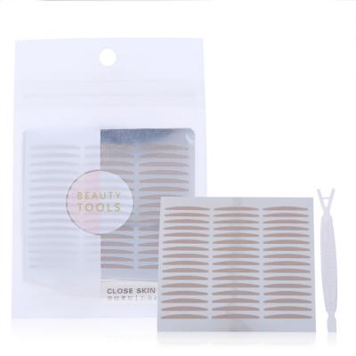 China Decoration and Makeup 120 Pairs Natural Invisible Double Eyelid Lift Strips Double Side Single Breathable Mesh Eyelid Tape Paste Stickers for sale