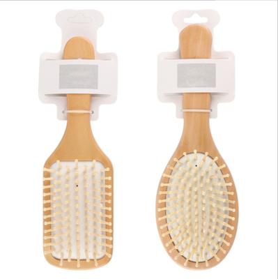 China Hair Loss Compact Wooden Head Anti-static Comb Wooden Massage Comb Large for sale