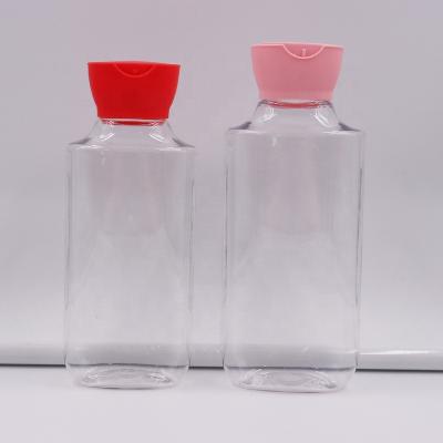 China Factory Wholesale Cosmetic Lotion Bottle Empty Plastic Bottles With Press Cap Refillable Cosmetic Bottles Custom Logo for sale