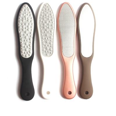 China Double Sided Foot Pedicure Callus Remover Stainless Steel Foot File For Dead Hard Skin for sale