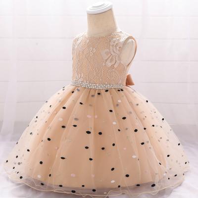 China High Quality Sleeveless Dress Design For Newborn Baby Dress Baby Dress Birthday Dress L1900XZ for sale