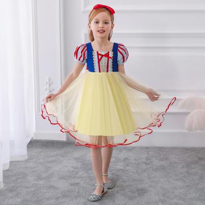 China Breathable Halloween Costumes For Kids Snow White Princess Girl Party Dress BX1652 for sale