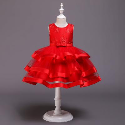 China 2020 Anti-Static Bridesmaid Wedding Dress Kids Tutu Dress Baby Toddler Sequin Dress Flower Girl Dress for sale