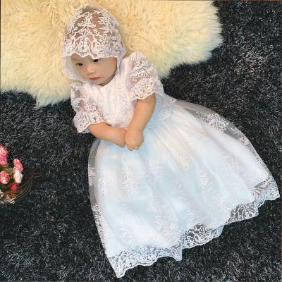 China Anti-static European baby girls dress washing models first birthday wedding dress princess dress B-1786 for sale