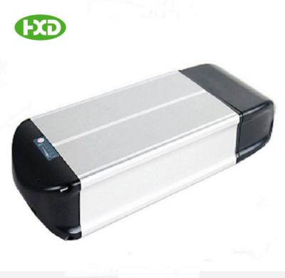 China Dolphin Downtube Electric Bike Battery 36V 10Ah Electric Bike Battery Case Electric Bicycle Battery 432*156*68mm for sale