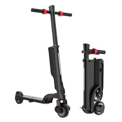 China 12Ah 10Ah 6Ah Unisex Detachable Battery 5.5 Inch 250w Wheel Motor Foldable Kick Electric Scooter for sale