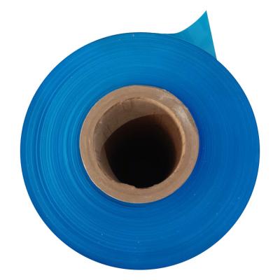 China Low Price Moisture Proof Sale Transparent Blue PE Heat Shrink Film Roll For Goods Packing for sale