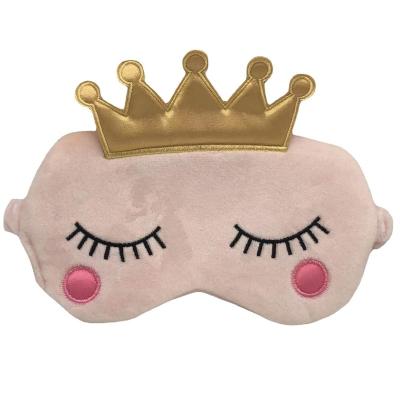 China Cute Cartoon Soft Plush Furry Blindfolded Animals Styling Extension Sleep Eye Mask For Sleeping YL20220615 for sale